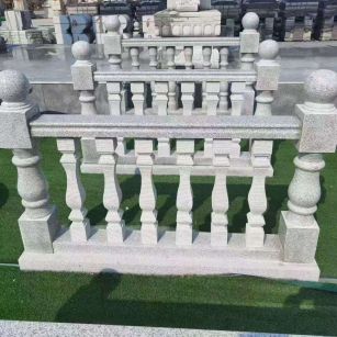 宿州 别墅石材栏杆特写