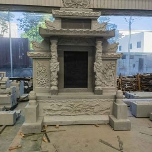 宿州 芝麻灰高档墓碑、土墓，一套也支持定做