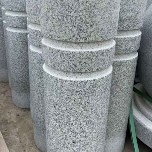 宿州 芝麻白花岗岩挡车柱、隔离柱多少钱