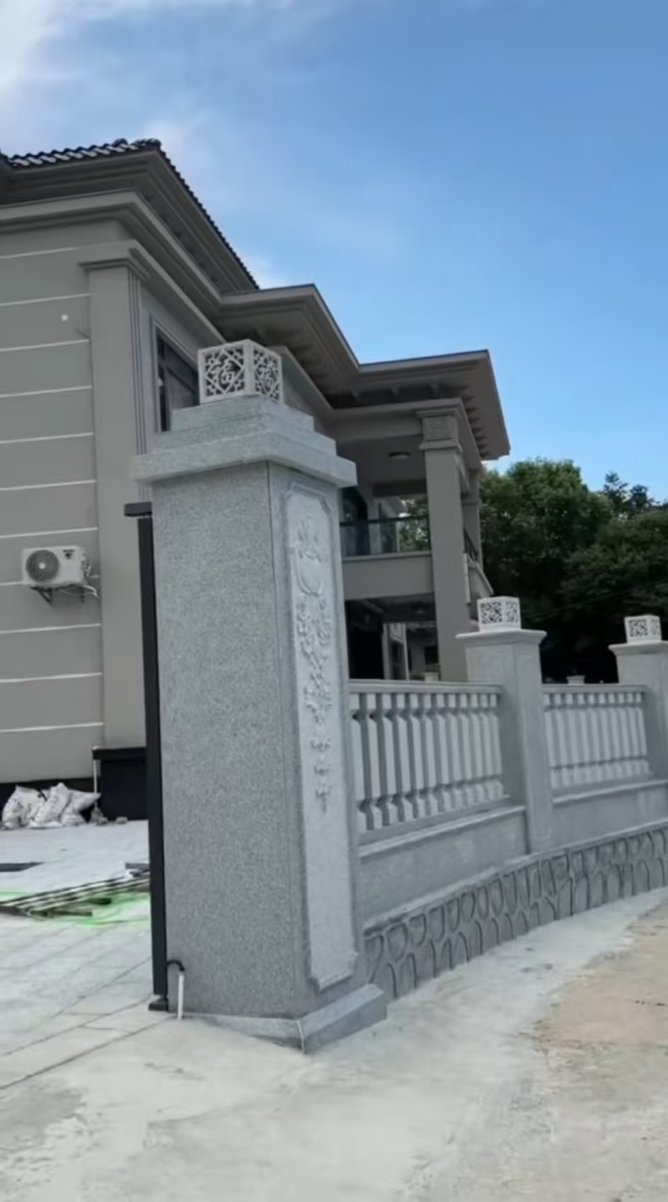 宿州 芝麻白别墅围墙栏杆，私人订制