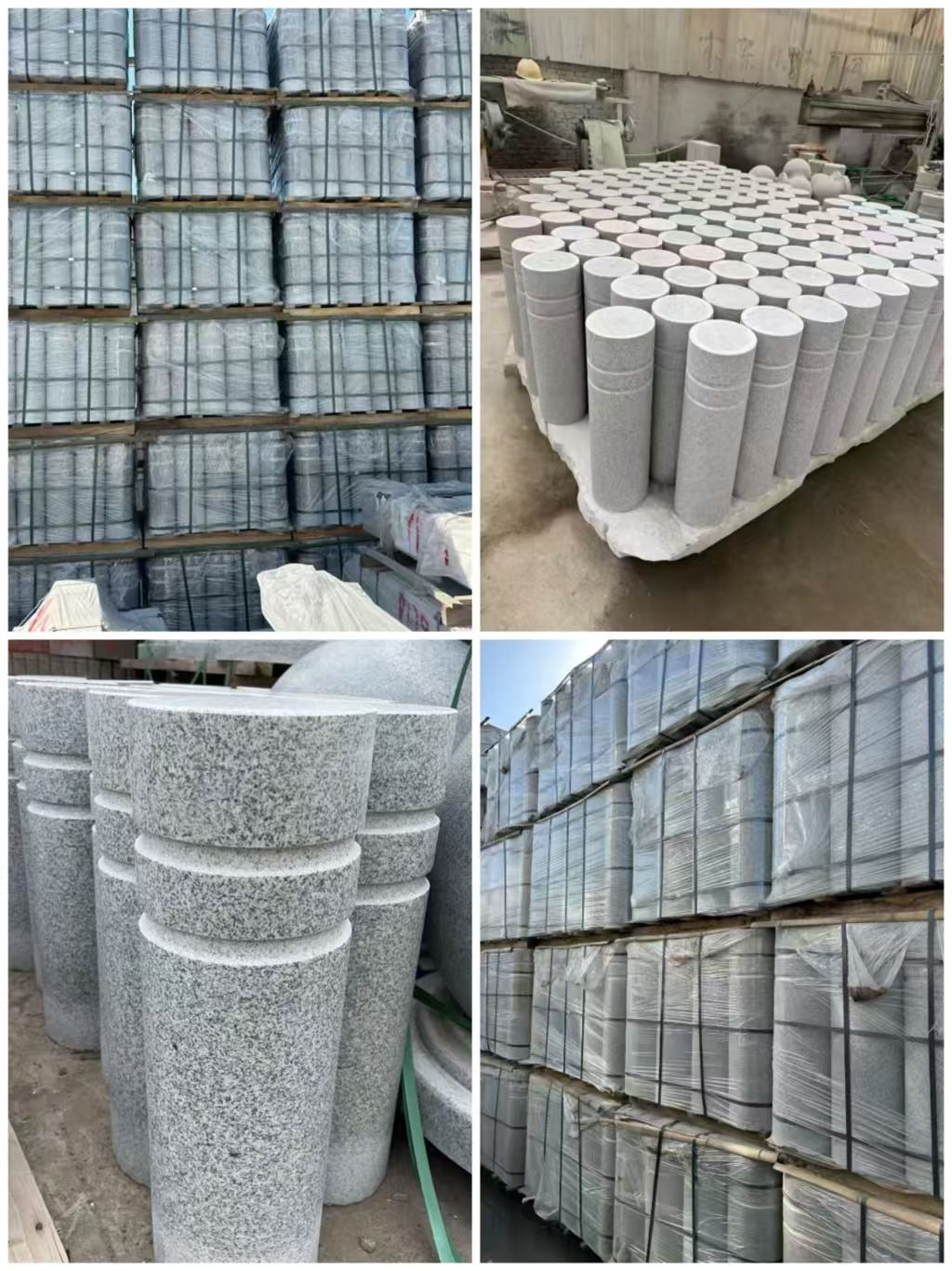 宿州 芝麻白花岗岩挡车柱、隔离柱多少钱