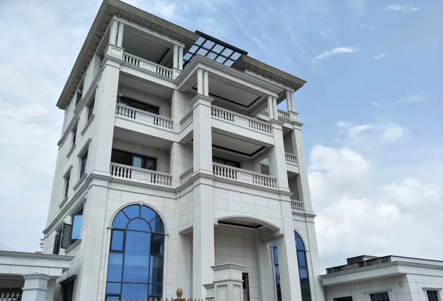 宿州芝麻白别墅干挂效果展示