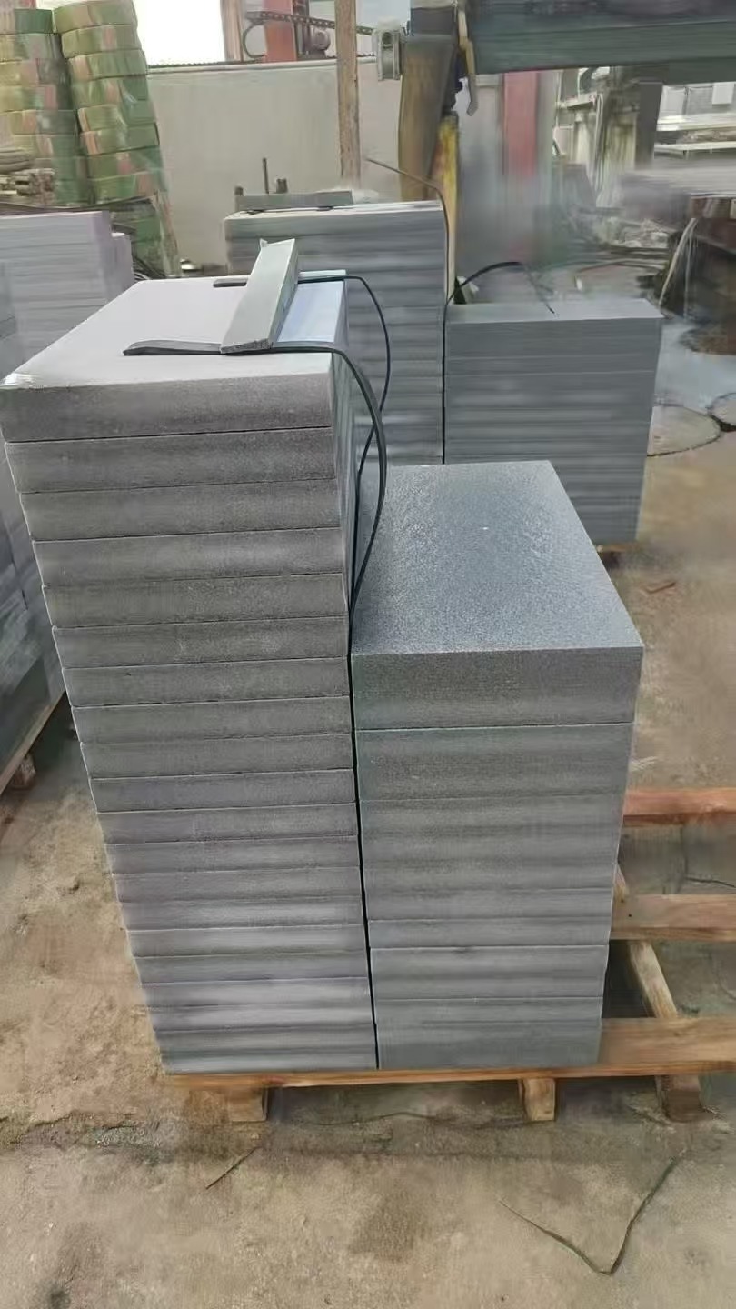 宿州 芝麻灰火烧面300*600*50地铺石材